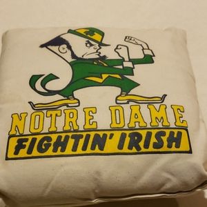 Notre Dame Fighting Irish Accent Pillow- Used 90s